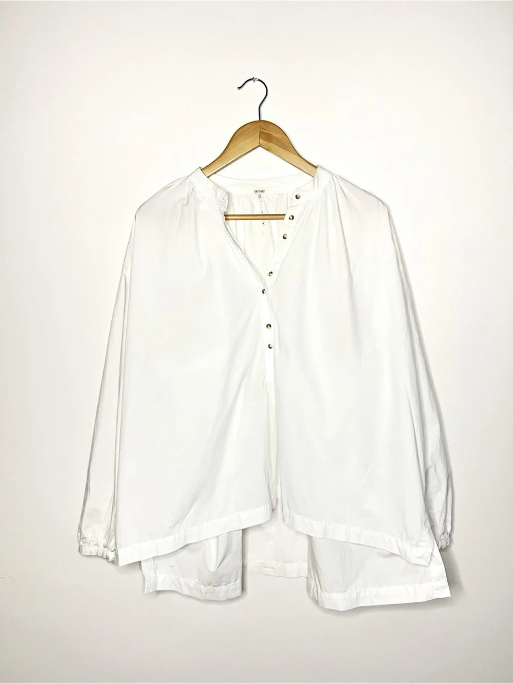 Free People | Hey Baby Hi White Oversized Button Up