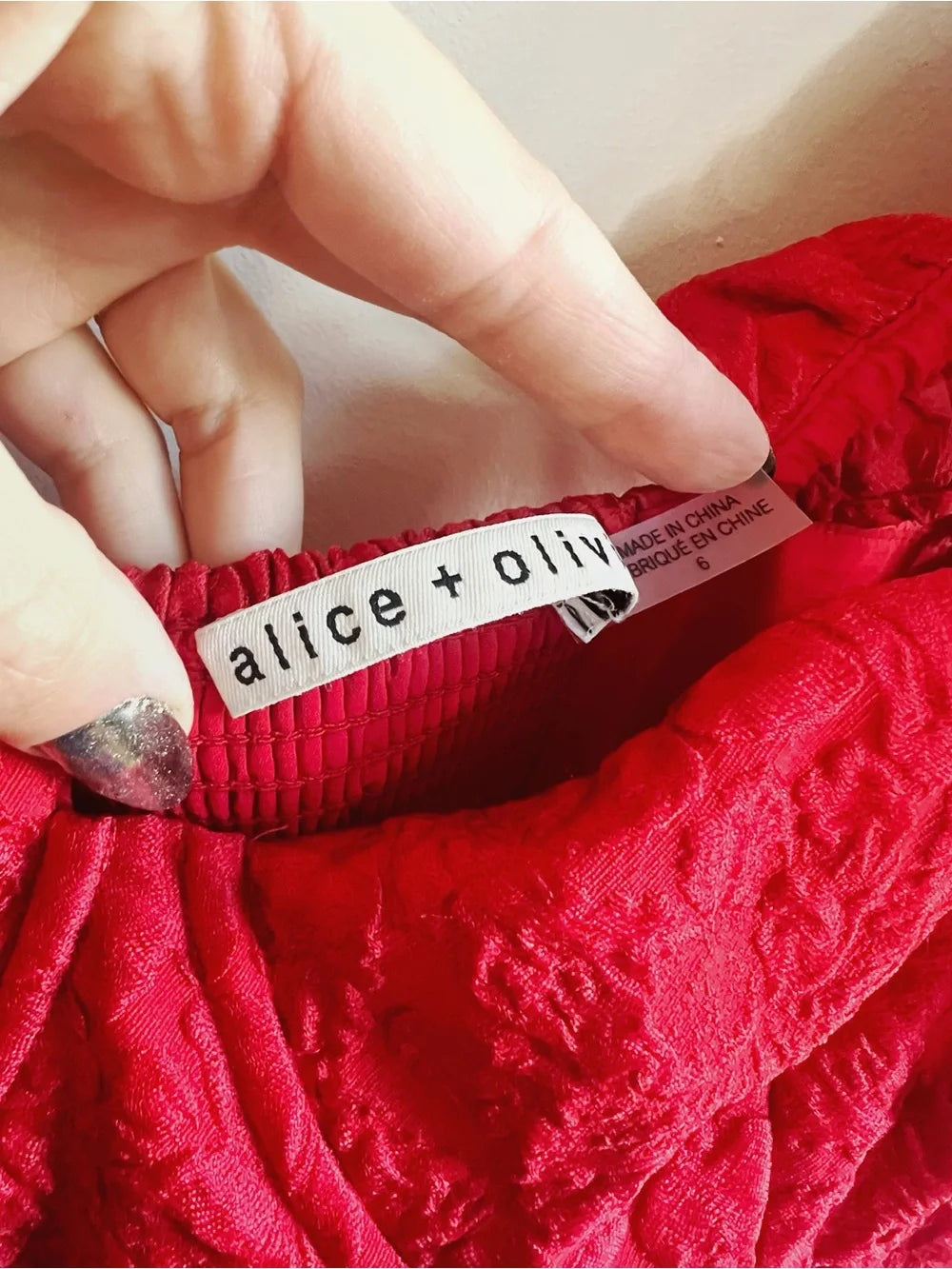 Alice + Olivia | Bina Sweatheart Mini Dress