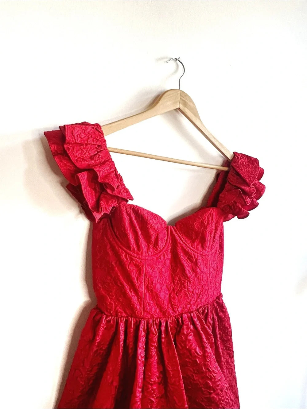 Alice + Olivia | Bina Sweatheart Mini Dress