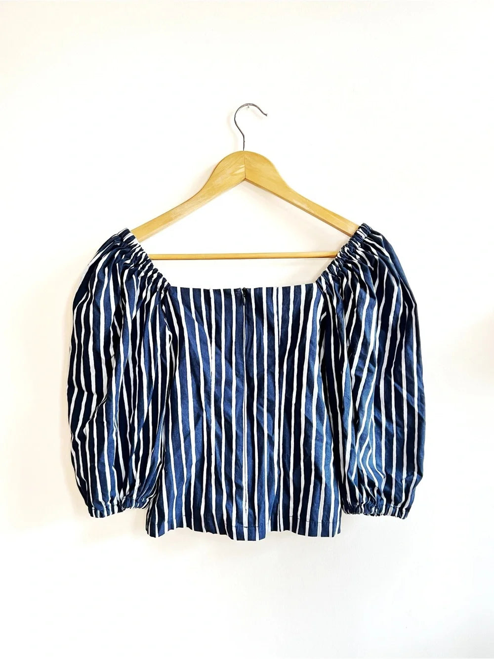 Marimekko | Striped Puff Sleeve Top
