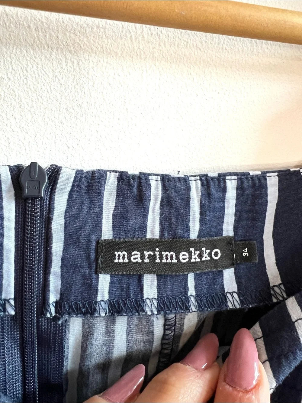Marimekko | Striped Puff Sleeve Top
