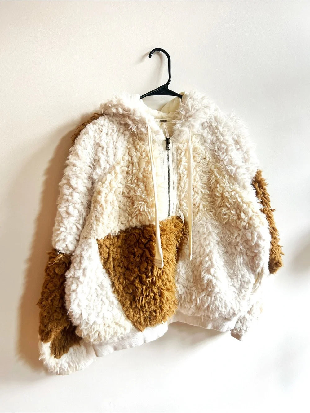Free People | Be Mine Patchwork Teddy Coat