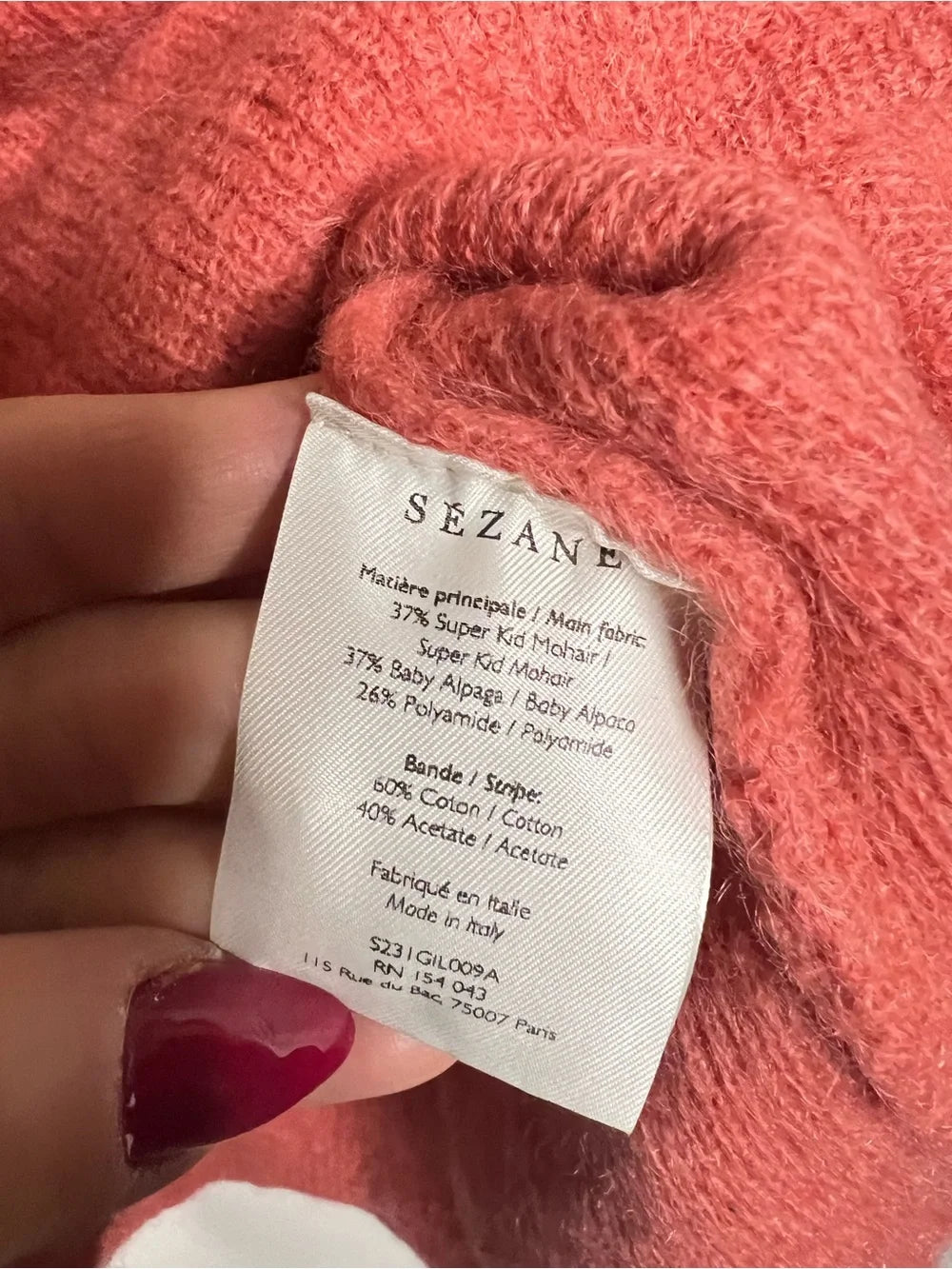Sezane | Coral Garpard Cardigan
