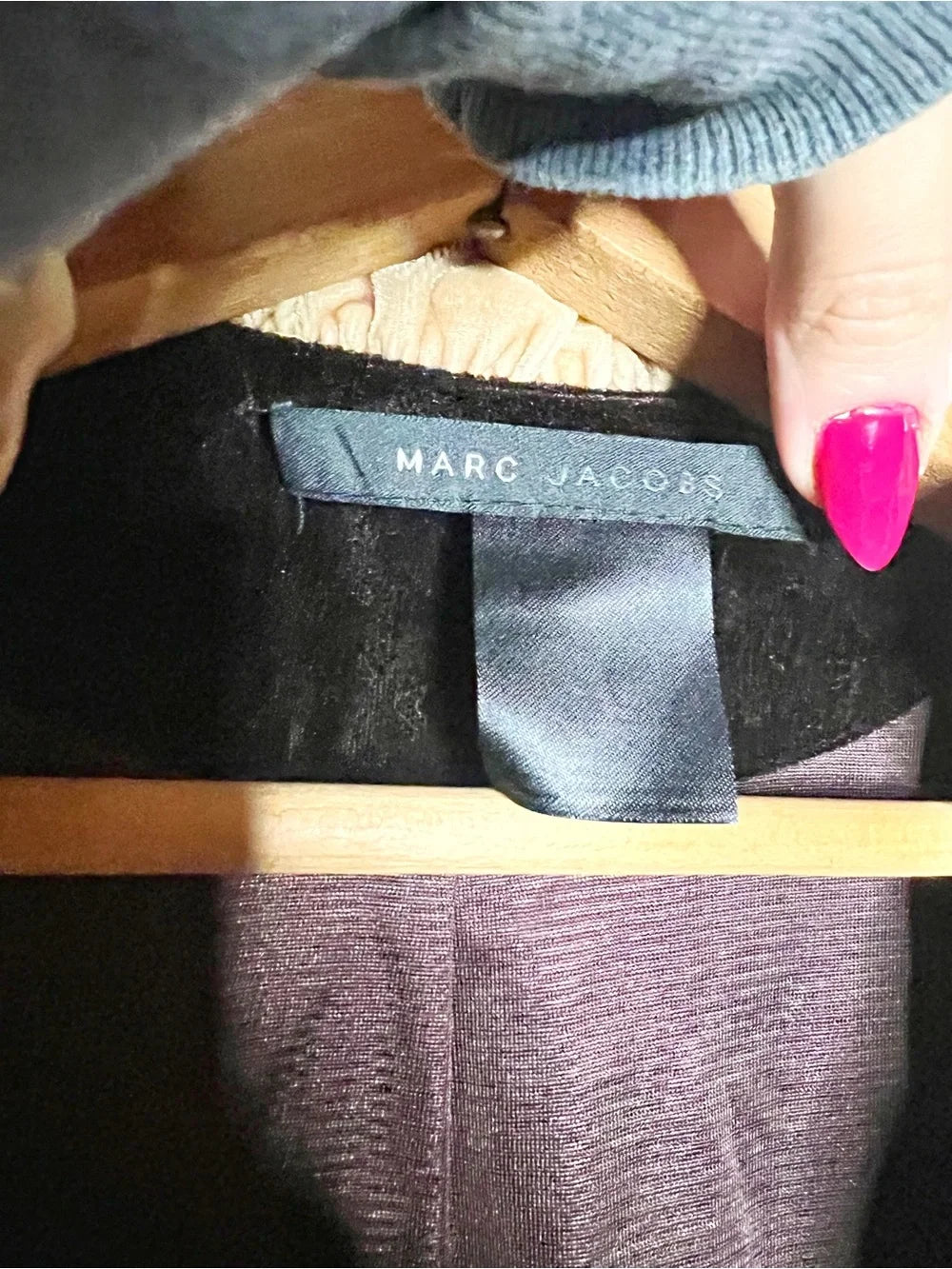 Marc Jacobs Vintage Velvet Collared Jacket