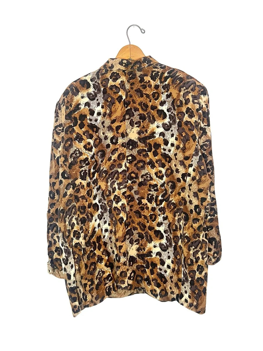 Vintage | Studio Jax Silk Leopard Blazer