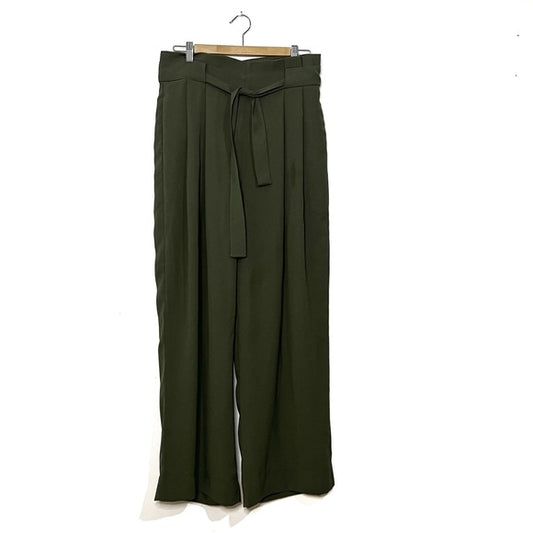 Second Female | Khaki Wide Leg Trousers