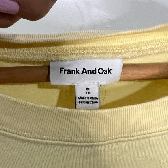 Frank and Oak | Yellow Pocket Tee