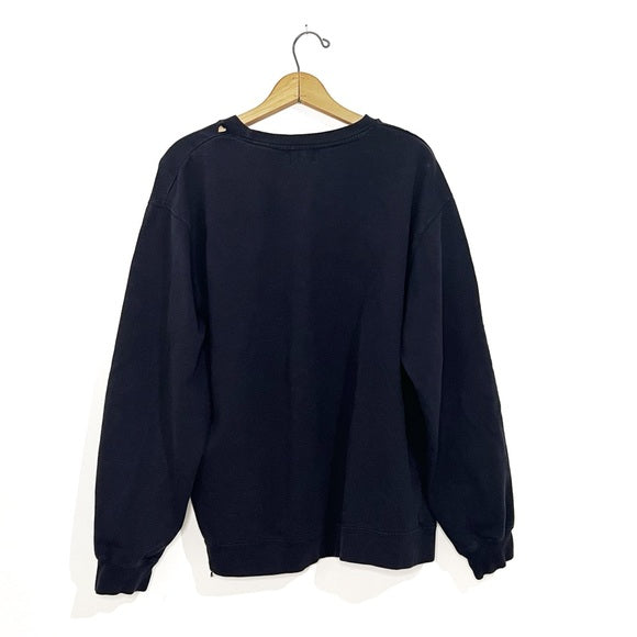 Dime | Distressed Navy Sweater