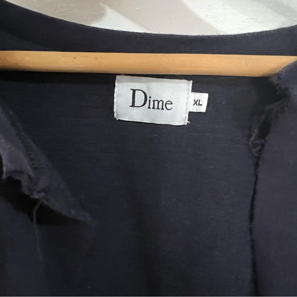 Dime | Distressed Navy Sweater