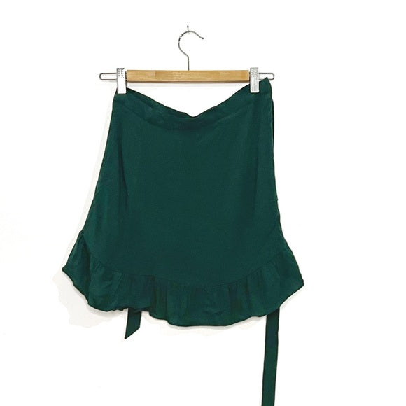 Aritzia | Sunday Best Green Wrap Skirt