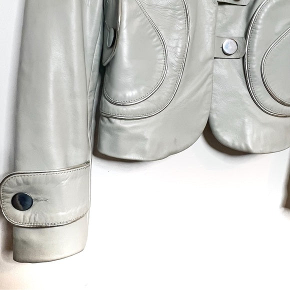 Mackage | Grey Leather Coat