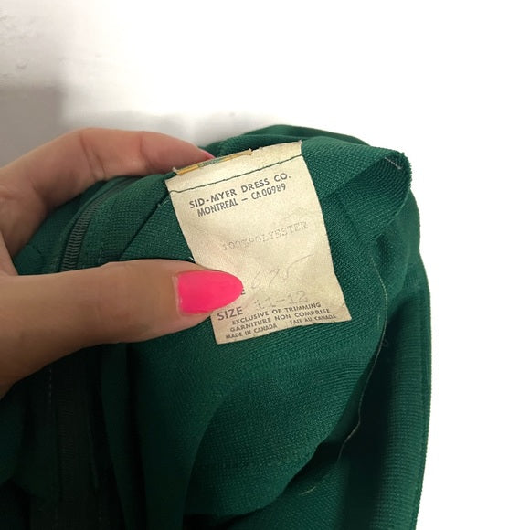 Vintage | Emerald Gem Maxi Dress