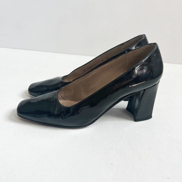 Stuart Weitzman | Black Block Heel Pumps