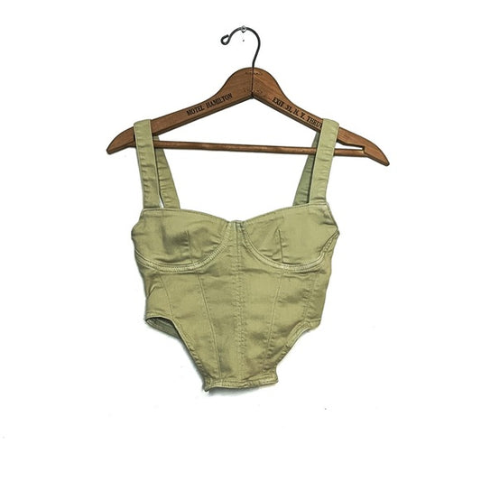 Zara | Green Corset Top