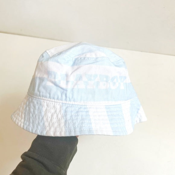 Playboy | Blue & White Bucket Hat