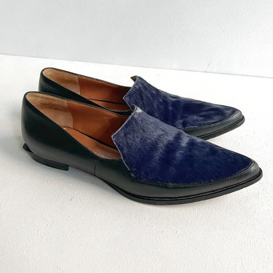 Derek Lam | Blue Calf Hair Loafers