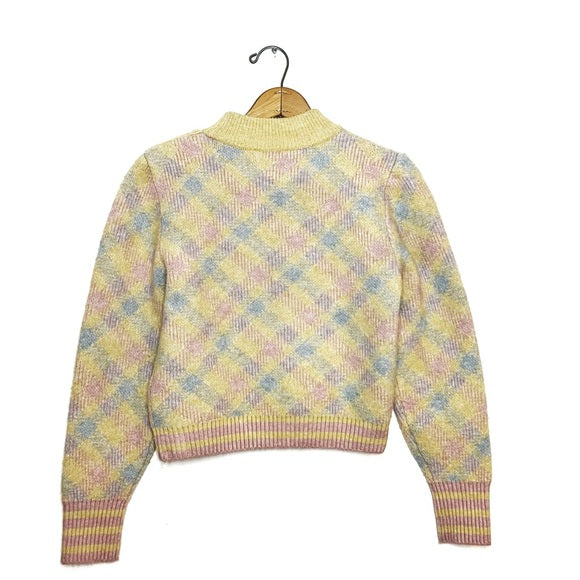 Zara | Argyle Knit Sweater