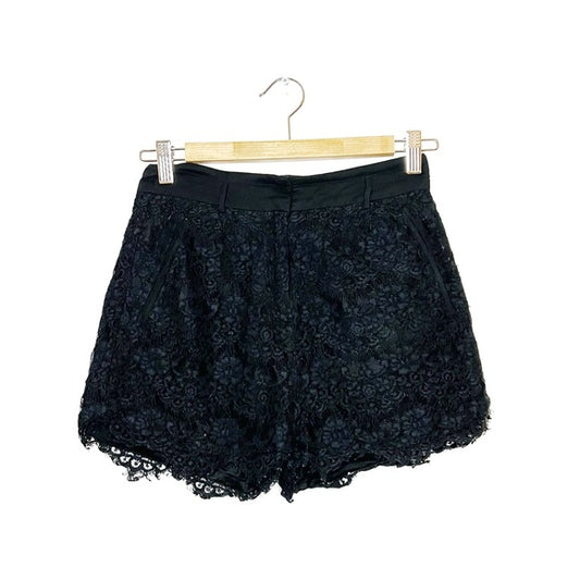 The Kooples | Black Lace Shorts