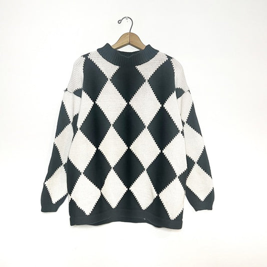 Vintage | Argyle Knit Sweater