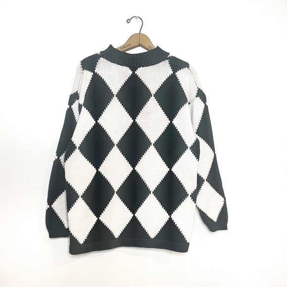 Vintage | Argyle Knit Sweater