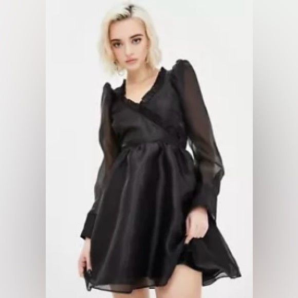 Selkie | Dark Angel Puff Sleeve Dress