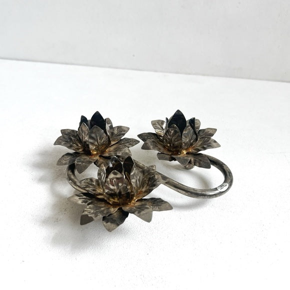 Vintage | Lotus Flower Candle Holder