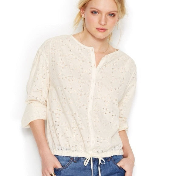 Free People | Stars Align Eyelet Blouse