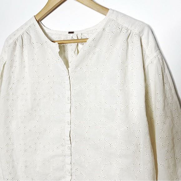 Free People | Stars Align Eyelet Blouse