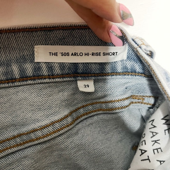 Denim Forum | Arlo Hi Rise 50s Shorts