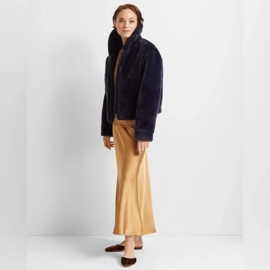 Club Monaco | Faux Fur Crop Jacket