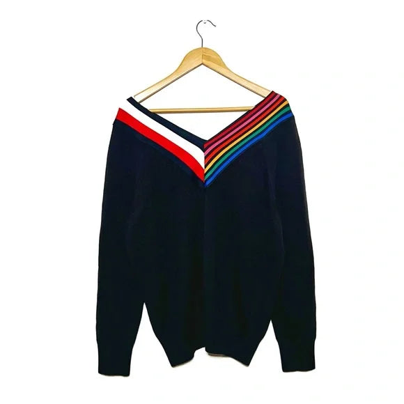 Ralph Lauren | NWT Rainbow V Neck Sweater