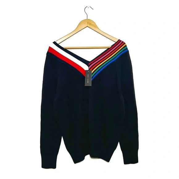 Ralph Lauren | NWT Rainbow V Neck Sweater