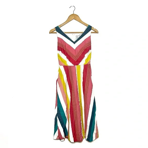 Emily and Fin | Rainbow Stripe Margot Dress