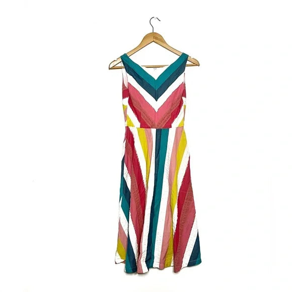 Emily and Fin | Rainbow Stripe Margot Dress