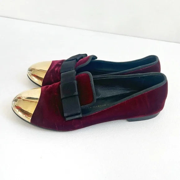 Giuseppe Zanotti | Velvet Cap Toe Loafer