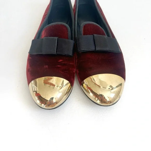 Giuseppe Zanotti | Velvet Cap Toe Loafer