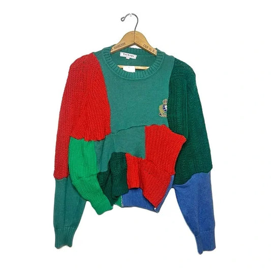 Urban Outfitters | Mixed Knit Patch Sweater - New With Tags