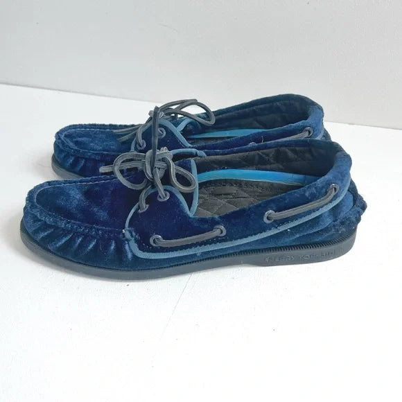Sperry | Blue Suede Top Sider Shoes