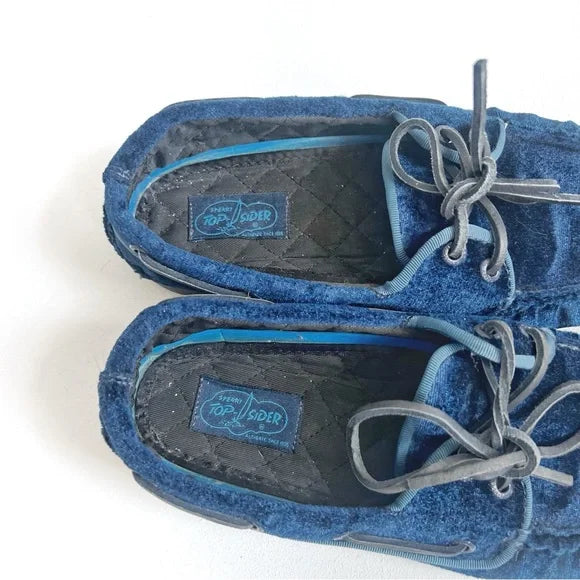 Sperry | Blue Suede Top Sider Shoes