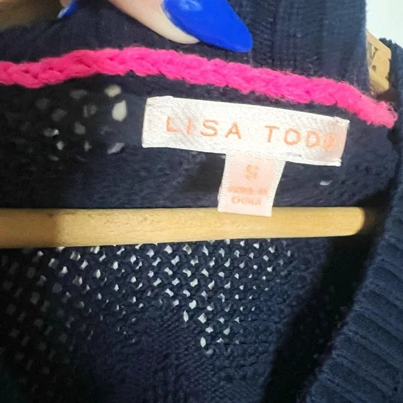Lisa Todd | Super Stars Navy Sweater