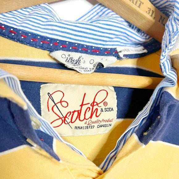Scotch & Soda | Striped Rugby Polo