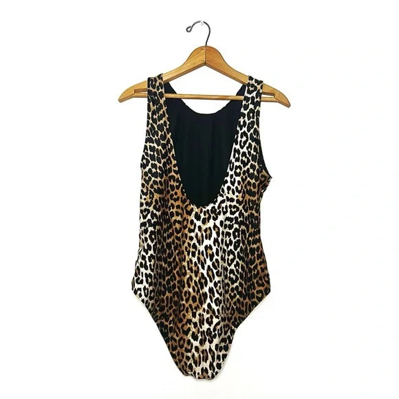 Ganni | Leopard Print Swimsuit