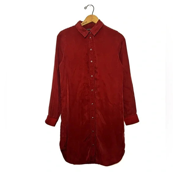 Scotch & Soda | Button Front Red Dress