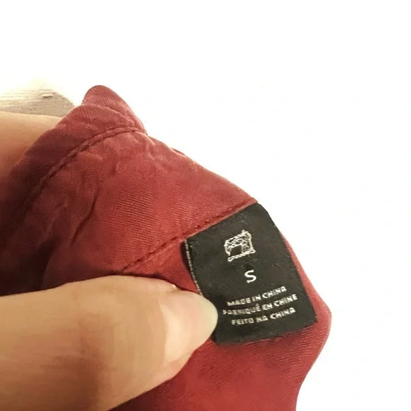 Scotch & Soda | Button Front Red Dress