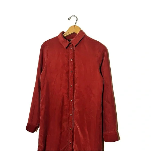 Scotch & Soda | Button Front Red Dress