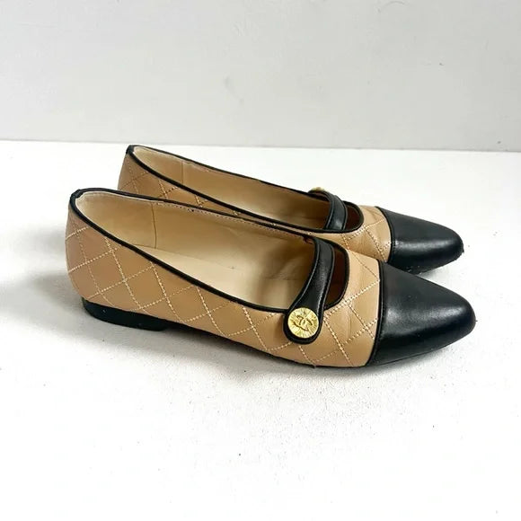 Chanel | Quilted Cap Toe Flats