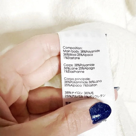 3.1 Phillip Lim | Wool Cream Ruffle Sweater