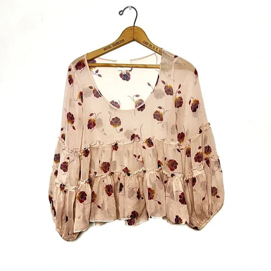 Cinq à Sept | Jasmin Blush Floral Blouse