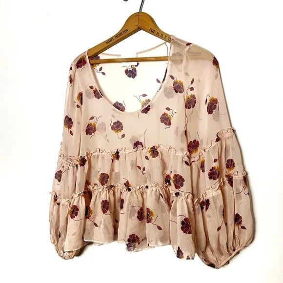 Cinq à Sept | Jasmin Blush Floral Blouse