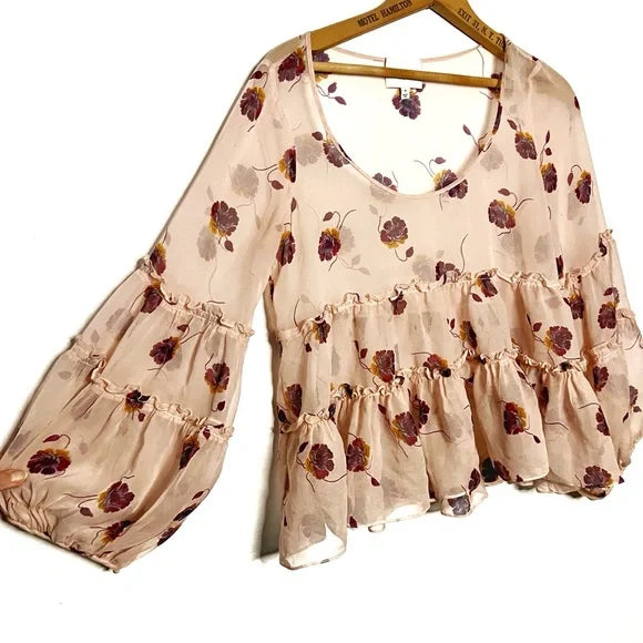 Cinq à Sept | Jasmin Blush Floral Blouse